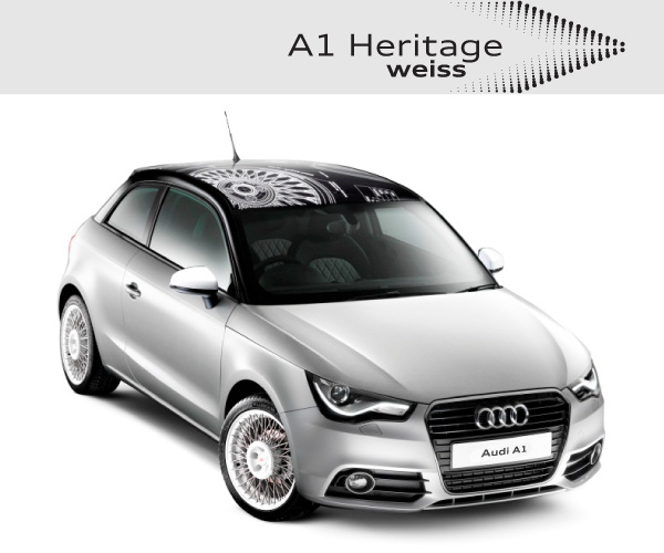 AUDI A1 HERITAGE WEISS